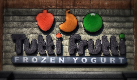 Tutti Frutti Yogurt Sign - Southlands Mall
