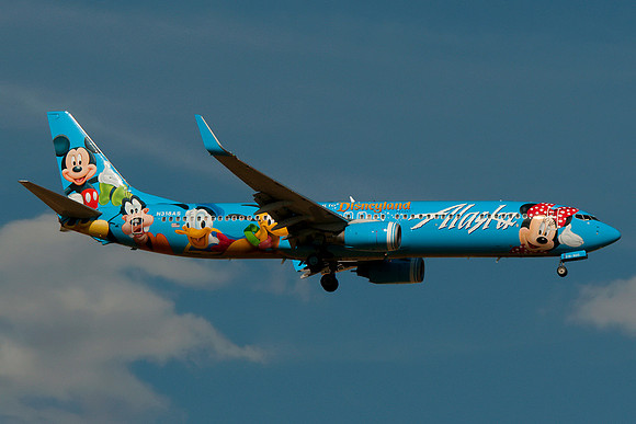 Boeing 737-990 (N318AS) - "Spirit of Disneyland II"