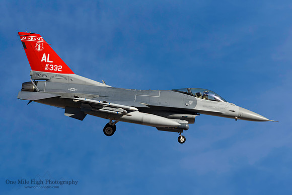 Lockheed F-16C-30-CF Falcon (87-0332) - 100th Fighter Squadron