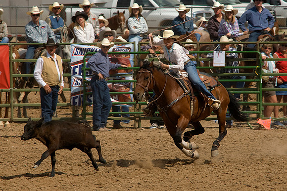 CPRA 2007 Finals - Ladies Breakback Roping
