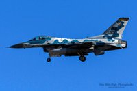 Lockheed F-16C-25-CF Falcon (84-1301) - "Blizzard Scheme"