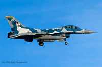 Lockheed F-16C-25-CF Falcon (84-1301) - "Blizzard Scheme"