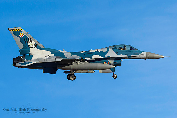 Lockheed F-16C-25-CF Falcon (84-1301) - "Blizzard Scheme"